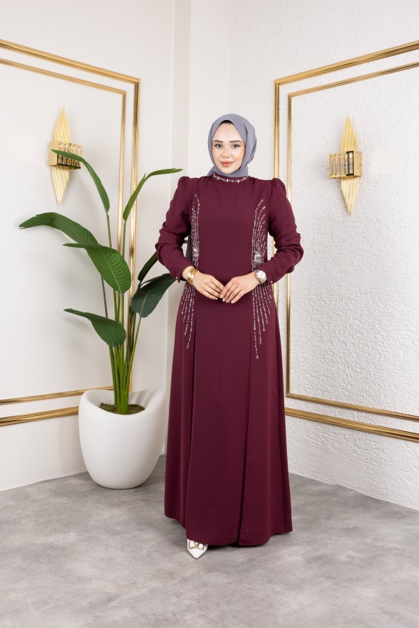 Melek Abiye - Bordo